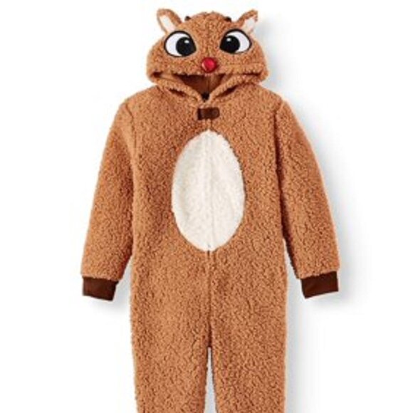 Rudolph Red Nosed Reindeer Union Suit Pajamas - Men's - XL- 2X - NWT - Picture 2 of 6